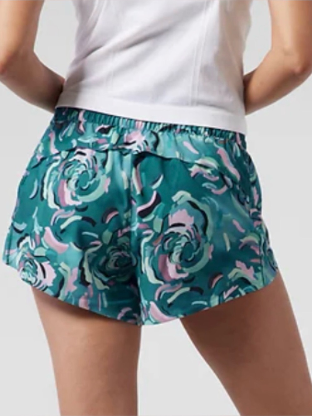 Athleta Printed Hustle 3” Short
